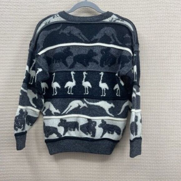 VTG Hysport Australia Pure Wool Downunder CrewNeck Sweater Women Size AU12/US8 - Picture 10 of 11